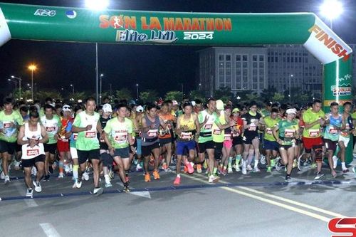 Hơn 700 vận động viên tham gia Giải chạy Sơn La Marathon Elite Hill