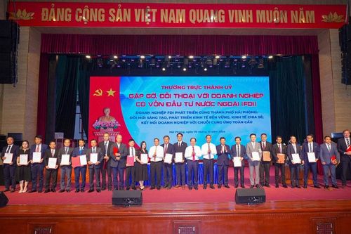 Hải Phòng gặp gỡ, đối thoại với doanh nghiệp FDI
