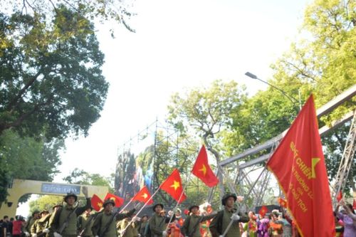 Tái hiện ký ức lịch sử hào hùng tại 'Ngày hội Văn hóa vì hòa bình' kỷ niệm 70 năm giải phóng Thủ đô