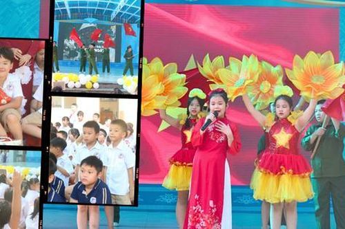 Tween Tiểu học Nam Thành Công hân hoan chào mừng 70 năm ngày Giải phóng Thủ đô