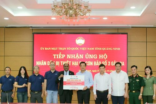 Quảng Ninh: Hơn 107 tỷ đồng ủng hộ người dân khắc phục thiệt hại bão số 3