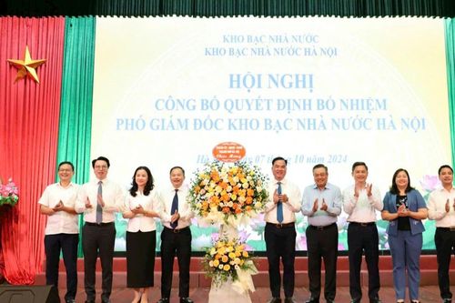 Bổ nhiệm 2 Phó Giám đốc Kho bạc Nhà nước Hà Nội