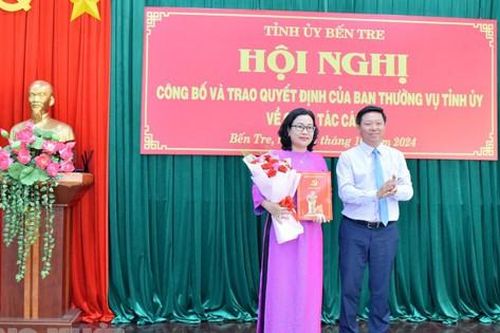 Bổ nhiệm nữ Trưởng Ban Tuyên giáo Tỉnh ủy; chuẩn y Phó Bí thư Huyện ủy