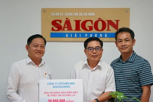 Báo SGGP tiếp nhận 30 triệu đồng hỗ trợ đồng bào miền Bắc khắc phục hậu quả bão lũ