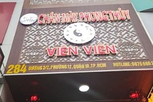 Chân mày phong thủy Viên Viên bị phạt, đình chỉ hoạt động