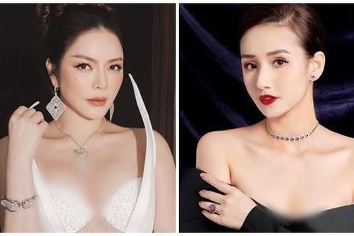 Đọ sắc hai 'bà trùm kim cương Vbiz' Lý Nhã Kỳ - Lã Thanh Huyền
