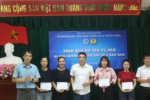 ICTU sẻ chia yêu thương với cán bộ, giảng viên, sinh viên bị ảnh hưởng do bão số 3