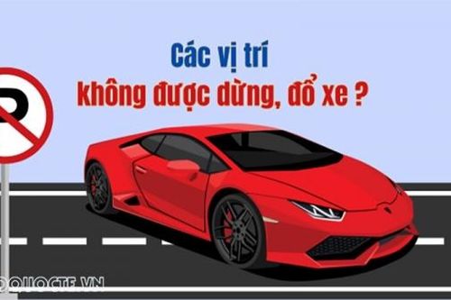Những vị trí nào không được dừng xe và đỗ xe từ năm 2025?