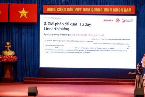 Nâng cao năng lực cho giáo viên môn tiếng Anh cấp THPT với tư duy mới Linearthinking