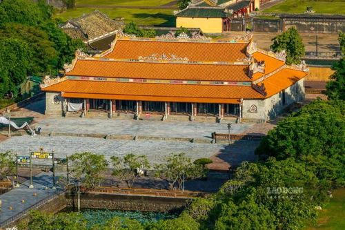 Trùng tu điện Thái Hòa sẽ hoàn thành sớm hơn dự kiến