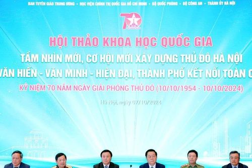 Phát triển Thủ đô văn hiến, văn minh, hiện đại, TP kết nối toàn cầu