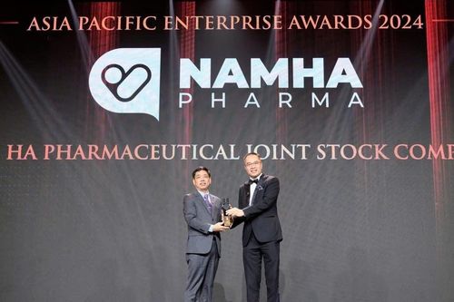 Dược Nam Hà nhận giải 'Doanh nghiệp xuất sắc châu Á'