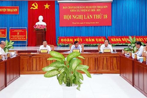 Thoại Sơn quyết tâm hoàn thành nhiệm vụ chính trị những tháng cuối năm 2024