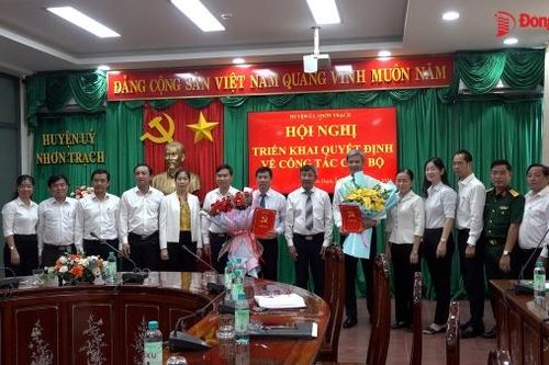 Đồng chí Từ Nam Thành giữ chức Bí thư Huyện ủy Nhơn Trạch