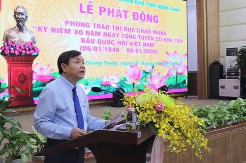 Phát động thi đua chào mừng Kỷ niệm 80 năm Ngày Tổng tuyển cử đầu tiên
