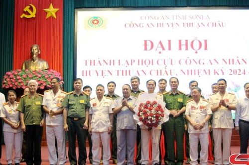 Đại hội thành lập Hội Cựu Công an nhân dân huyện Thuận Châu, nhiệm kỳ 2024-2029
