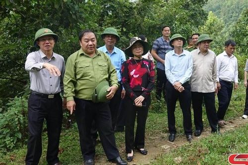 Đồng chí Phó Chủ tịch HĐND tỉnh kiểm tra công tác phòng chống thiên tai tại huyện Bắc Yên