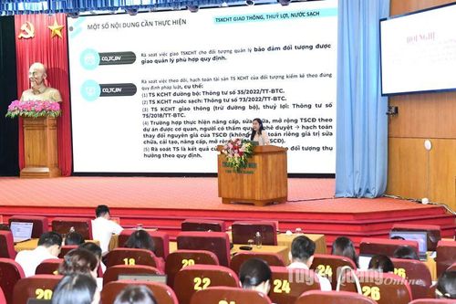 Gần 600 đại biểu được tập huấn nghiệp vụ về Tổng kiểm kê tài sản công