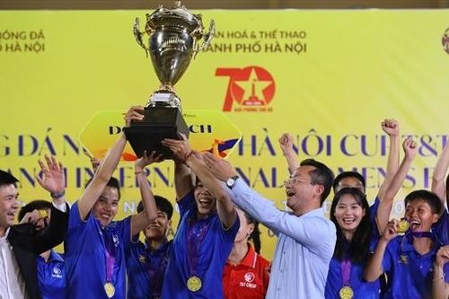 CLB Bóng đá nữ Thái Nguyên T&T vô địch Giải Bóng đá nữ quốc tế Hà Nội 2024