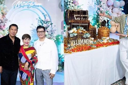 Vợ cũ dự sinh nhật Đàm Vĩnh Hưng và gây chú ý với cách xưng hô đặc biệt