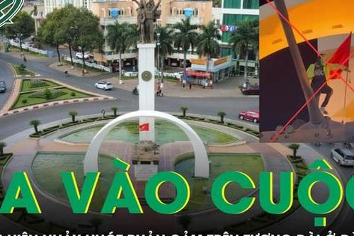 Nam thanh niên đeo mặt nạ, nhảy nhót trên tượng đài chiến thắng Buôn Ma Thuột