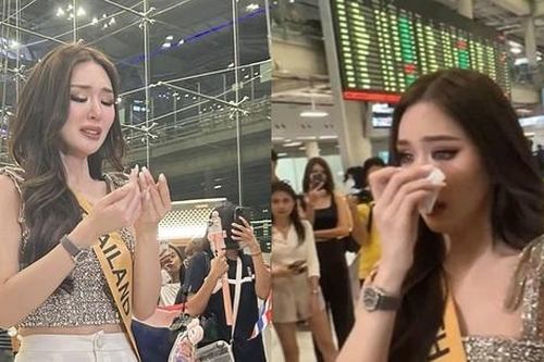 Miss Grand Thái Lan khóc nức nở giữa sân bay vì một món ăn quen thuộc ở Việt Nam