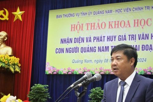 Nhận diện và phát huy giá trị văn hóa, con người Quảng Nam trong giai đoạn mới
