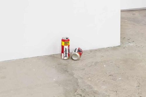 Tác phẩm nghệ thuật bị nhầm tưởng là 2 lon bia rác