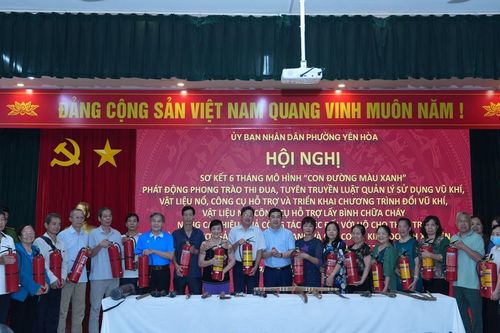 Hơn 4.000 lượt chiến sĩ, tình nguyện viên tham gia mô hình 'Con đường màu xanh'