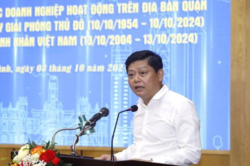 Quận Ba Đình gặp mặt các doanh nghiệp dịp 20 năm ngày Doanh nhân Việt Nam