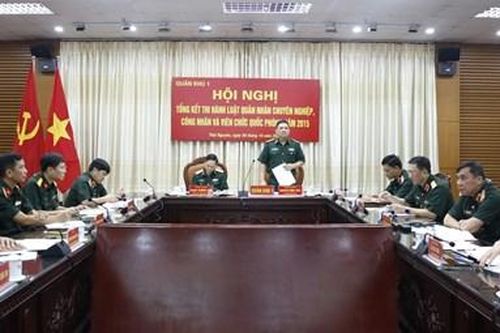 Quân khu 1 thực hiện đồng bộ, chặt chẽ, hiệu quả Luật Quân nhân chuyên nghiệp, công nhân và viên chức quốc phòng