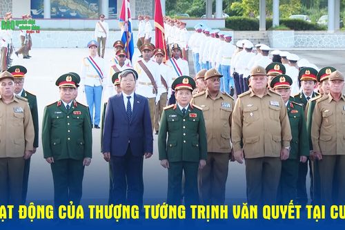 Hoạt động của Thượng tướng Trịnh Văn Quyết tại Cuba