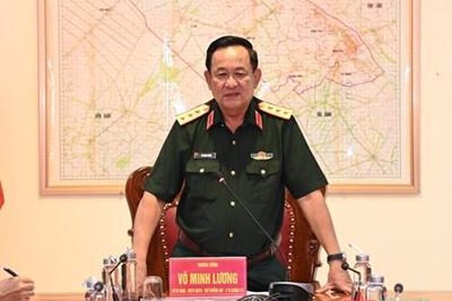 Thượng tướng Võ Minh Lương làm việc với Ban Chỉ đạo 515 TP Cần Thơ