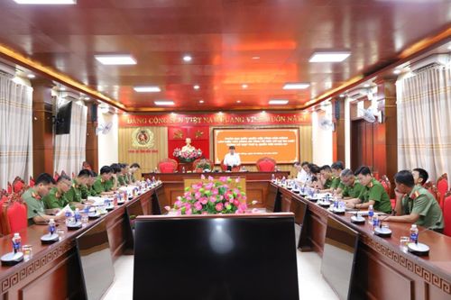 Đoàn Đại biểu Quốc hội tỉnh Đắk Nông làm việc với Công an tỉnh về một số dự án Luật trình kỳ họp thứ 8, Quốc hội khóa XV