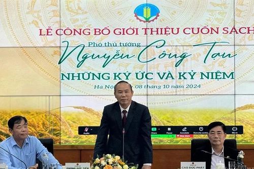 Bộ NN-PTNT ra mắt cuốn sách về nguyên Phó Thủ tướng Nguyễn Công Tạn