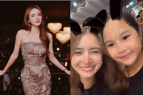 Em gái Công Vinh hiếm hoi cho ái nữ lên sóng gây chú ý