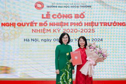 PGS.TS Vũ Thị Hiền được bổ nhiệm chức vụ Phó Hiệu trưởng Trường ĐH Ngoại thương