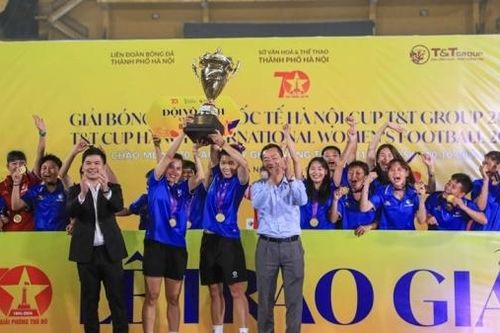 Giải bóng đá nữ quốc tế Hà Nội: CLB nữ Thái Nguyên T&T giành ngôi vô địch, cầu thủ Philippines trở thành Hoa khôi