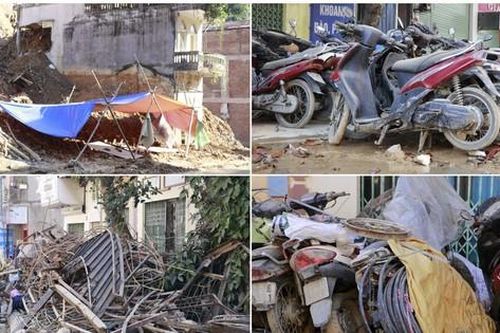 Ngổn ngang bùn đất, rác trên nhiều tuyến phố ở Yên Bái