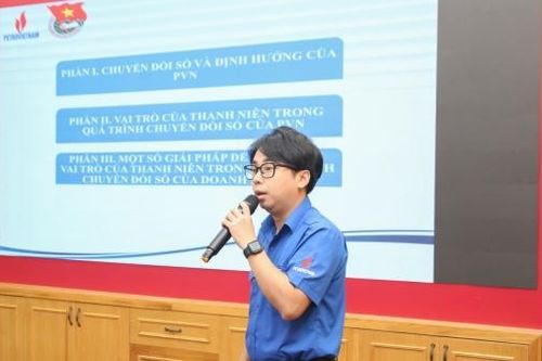 Đoàn Thanh niên phát huy vai trò trong quá trình chuyển đổi số của Petrovietnam