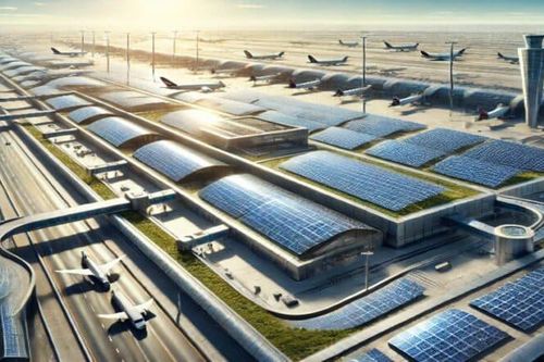 Sân bay Dubai lắp đặt điện mặt trời mái nhà lớn nhất thế giới
