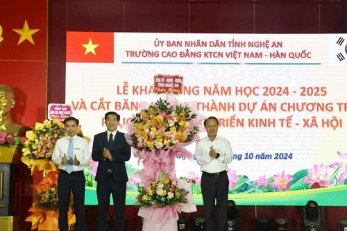 Trường Cao đẳng Kỹ thuật Công nghiệp Việt Nam- Hàn Quốc khai giảng năm học 2024-2025