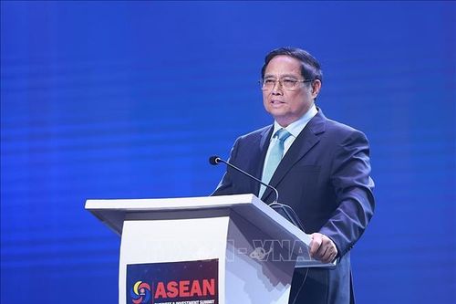 Thủ tướng Phạm Minh Chính phát biểu tại Hội nghị Thượng đỉnh Kinh doanh và Đầu tư ASEAN 2024