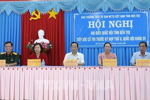 Cử tri Bến Tre kiến nghị loạt vấn đề dân sinh quan trọng