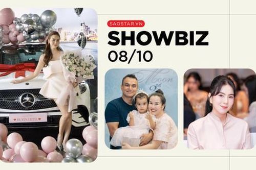 Showbiz 8/10: Huyền Lizzie tậu xế hộp, nữ ca sĩ chuẩn bị sinh con