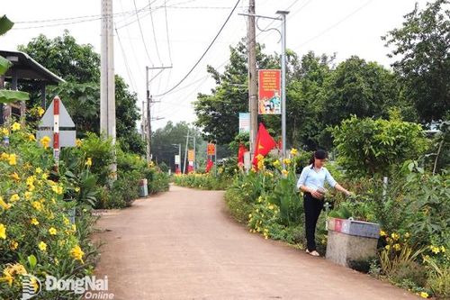 Thùng rác làm đẹp đường quê