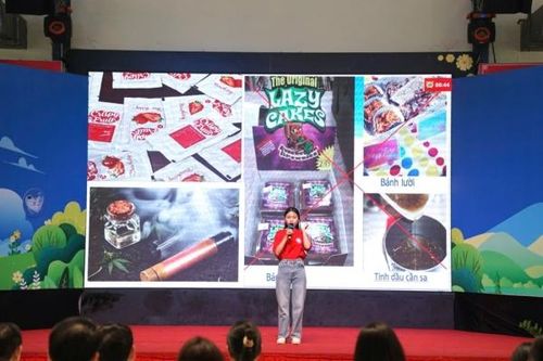 Học sinh hào hứng tham gia cuộc thi 'Trường học không ma túy'