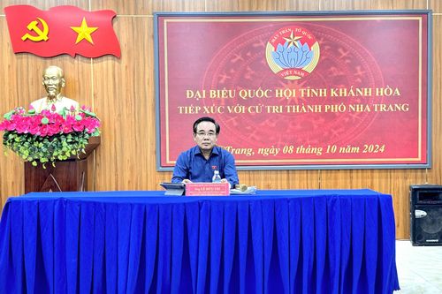 Đại biểu Quốc hội tỉnh Khánh Hòa: Tiếp xúc cử tri 7 xã, phường TP. Nha Trang