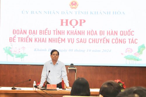Triển khai nhiệm vụ sau chuyến công tác Hàn Quốc