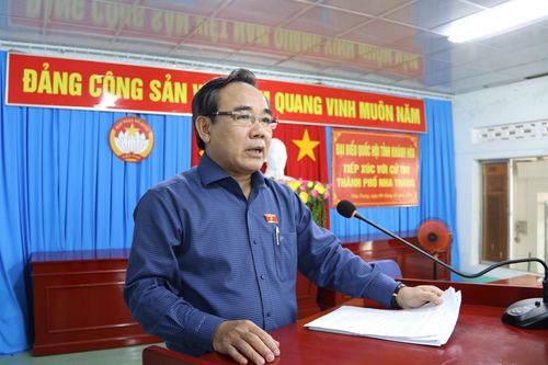 Đại biểu Quốc hội tỉnh Khánh Hòa: Tiếp xúc cử tri 8 xã, phường ở Nha Trang